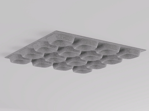 PYRYMYD DARK - Recycled material acoustic panel _ Intra lighting